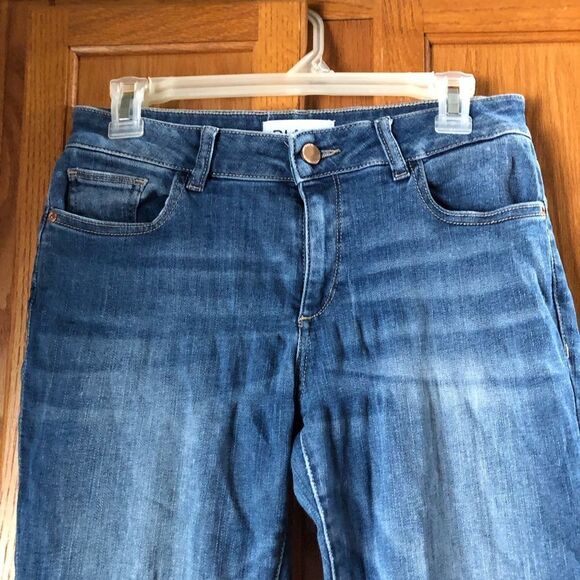 DL1961 FLORENCE Instasculpt Cropped Jeans Everglade Wash - 27 - Picture 3 of 14